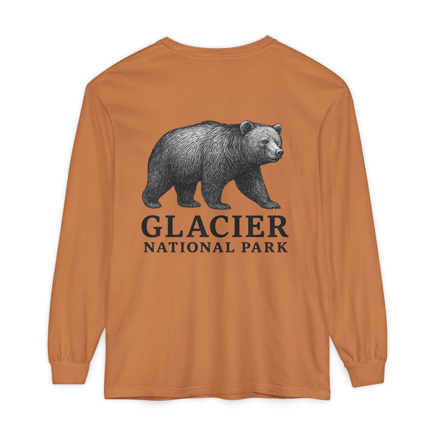 Glacier National Park Long Sleeve Bear Shirt