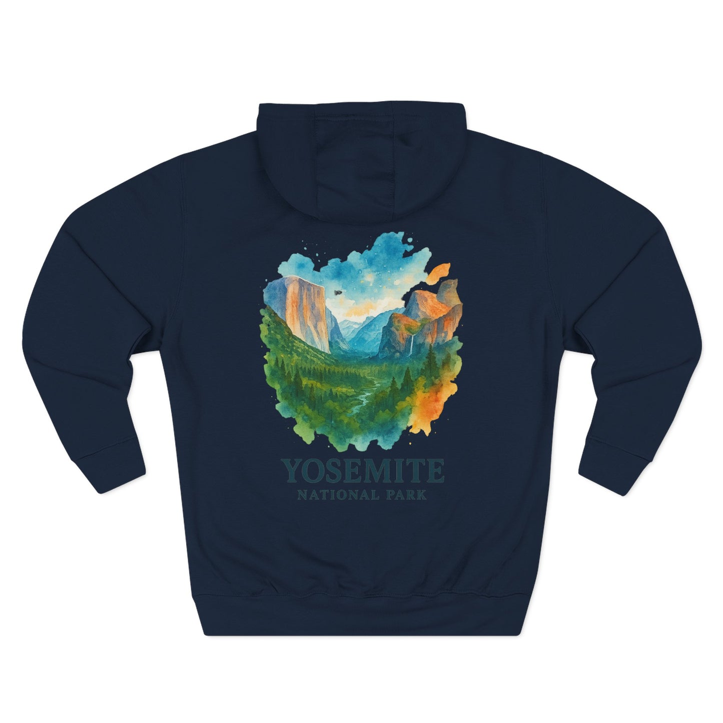 Yosemite National Park Watercolor Hoodie