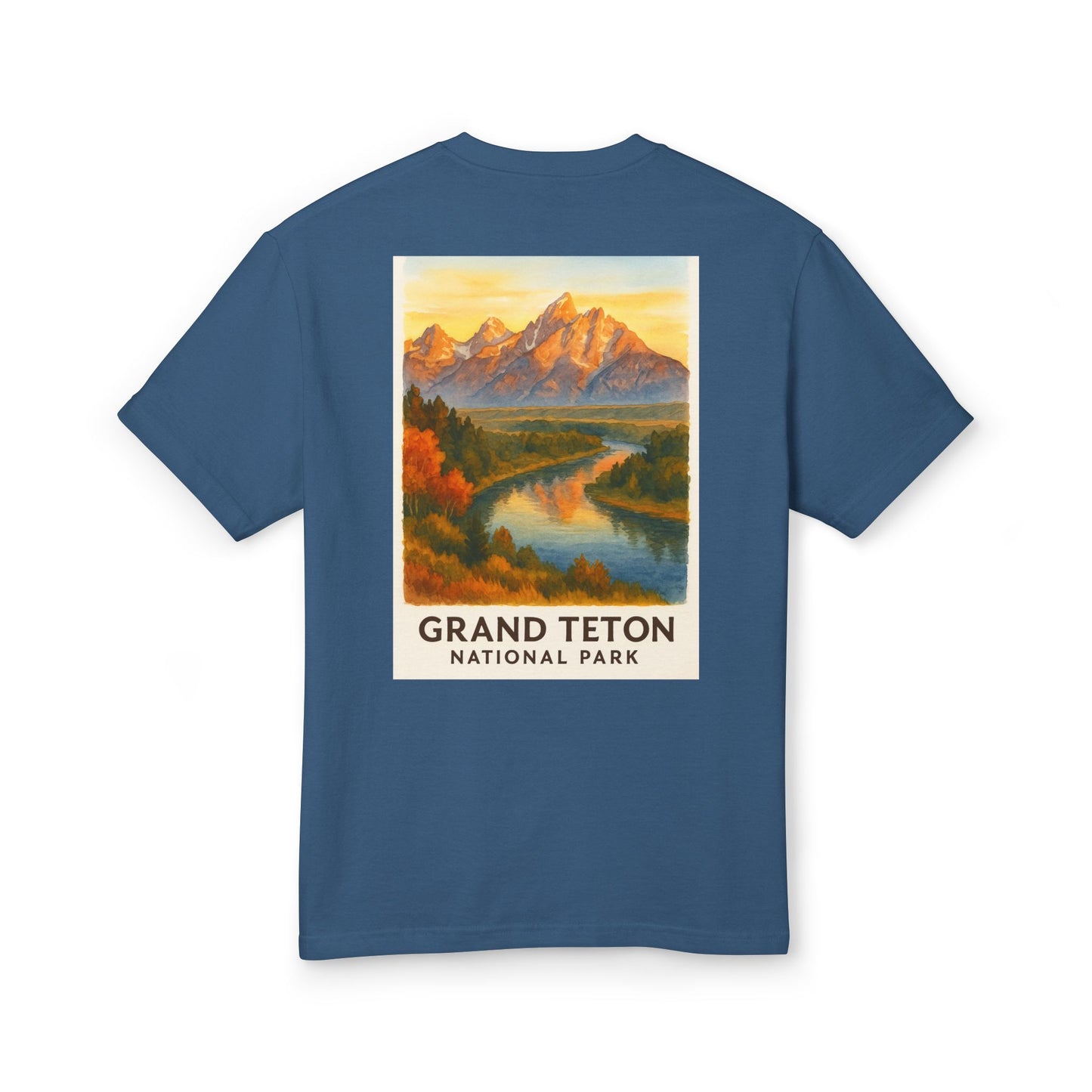 Grand Teton National Park Watercolor T-Shirt