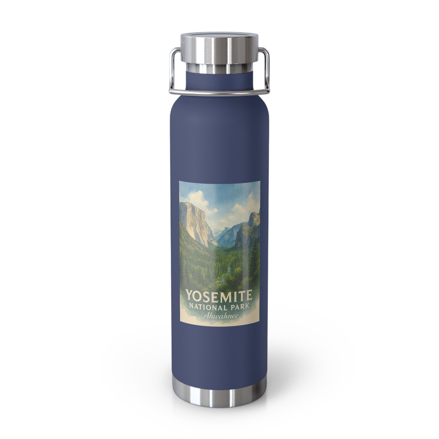 Yosemite National Park Watercolor Insulated Water Bottle