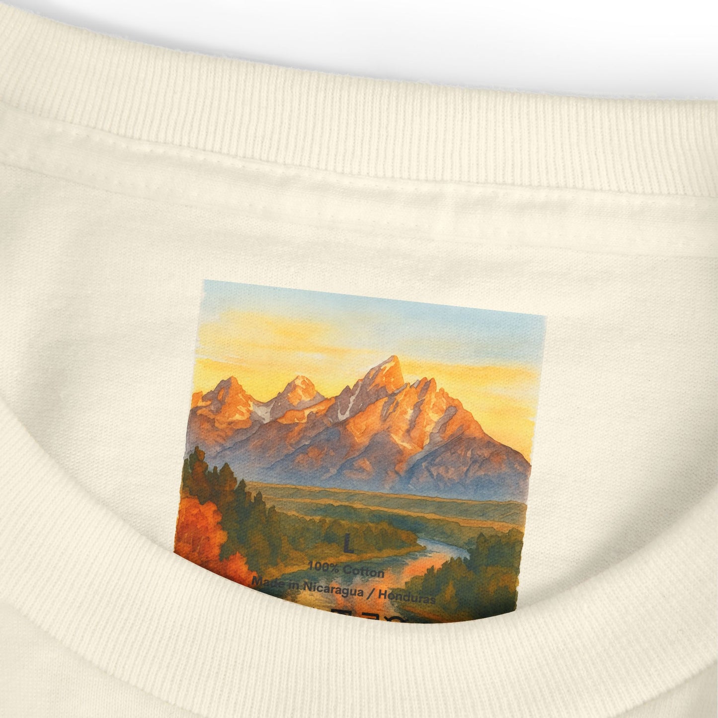 Grand Teton National Park Watercolor T-Shirt