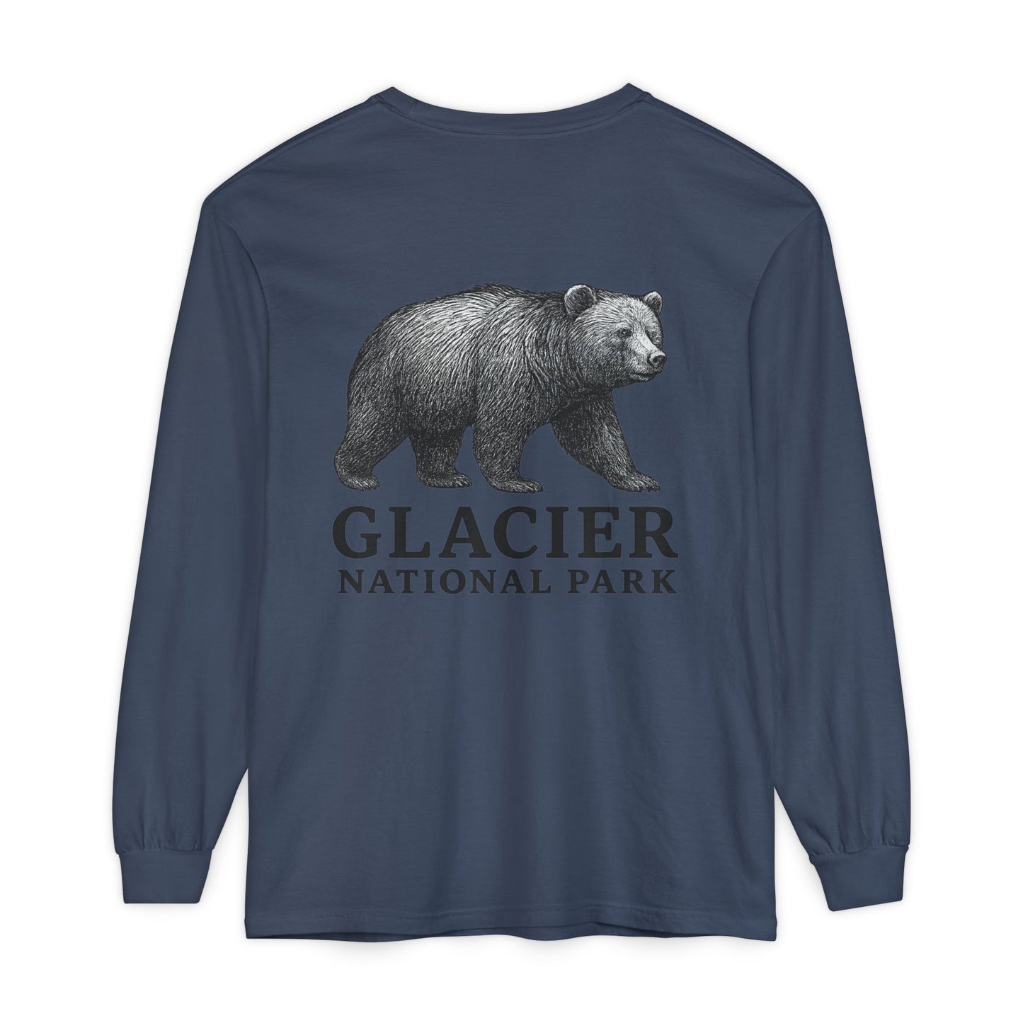 Glacier National Park Long Sleeve Bear Shirt