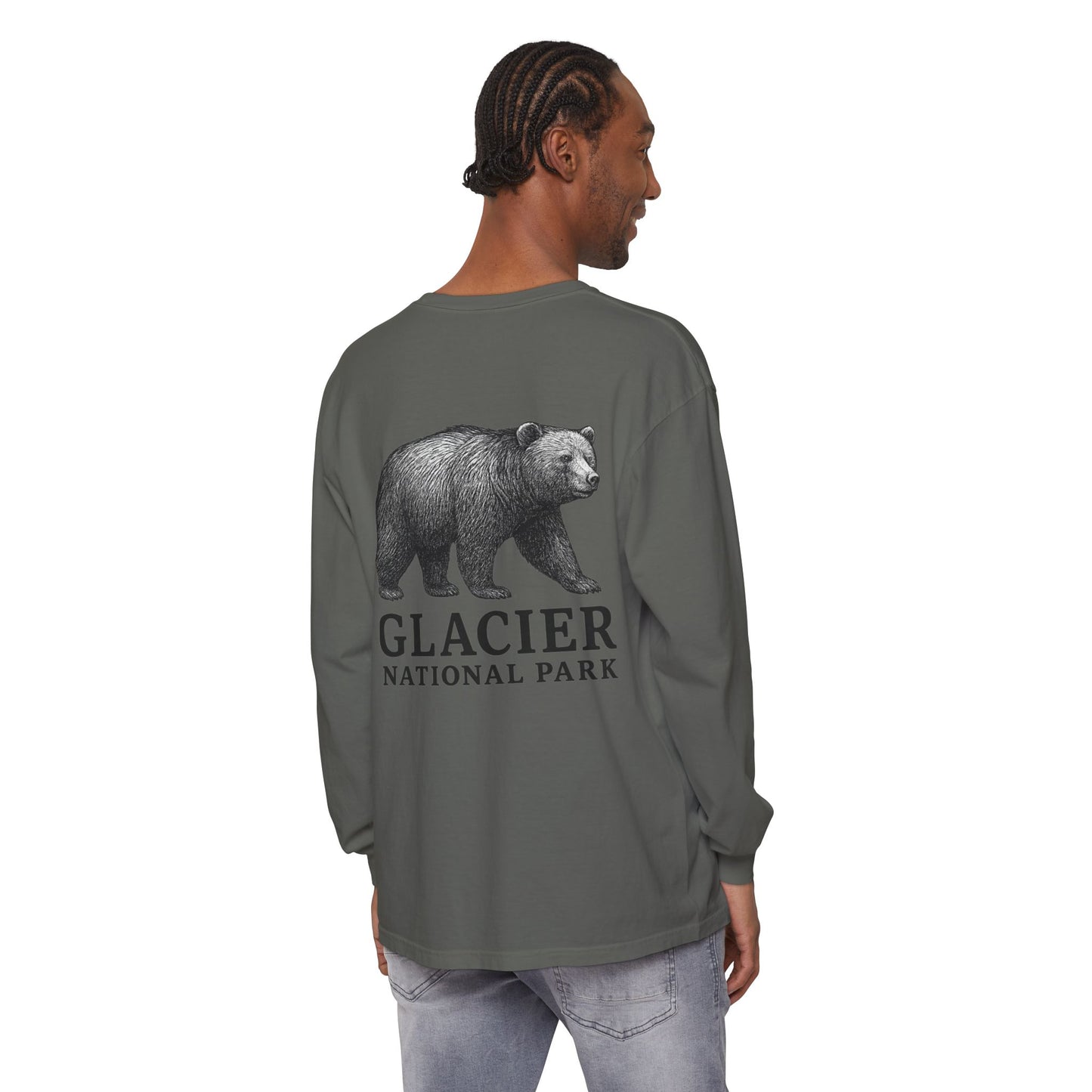 Glacier National Park Long Sleeve Bear Shirt