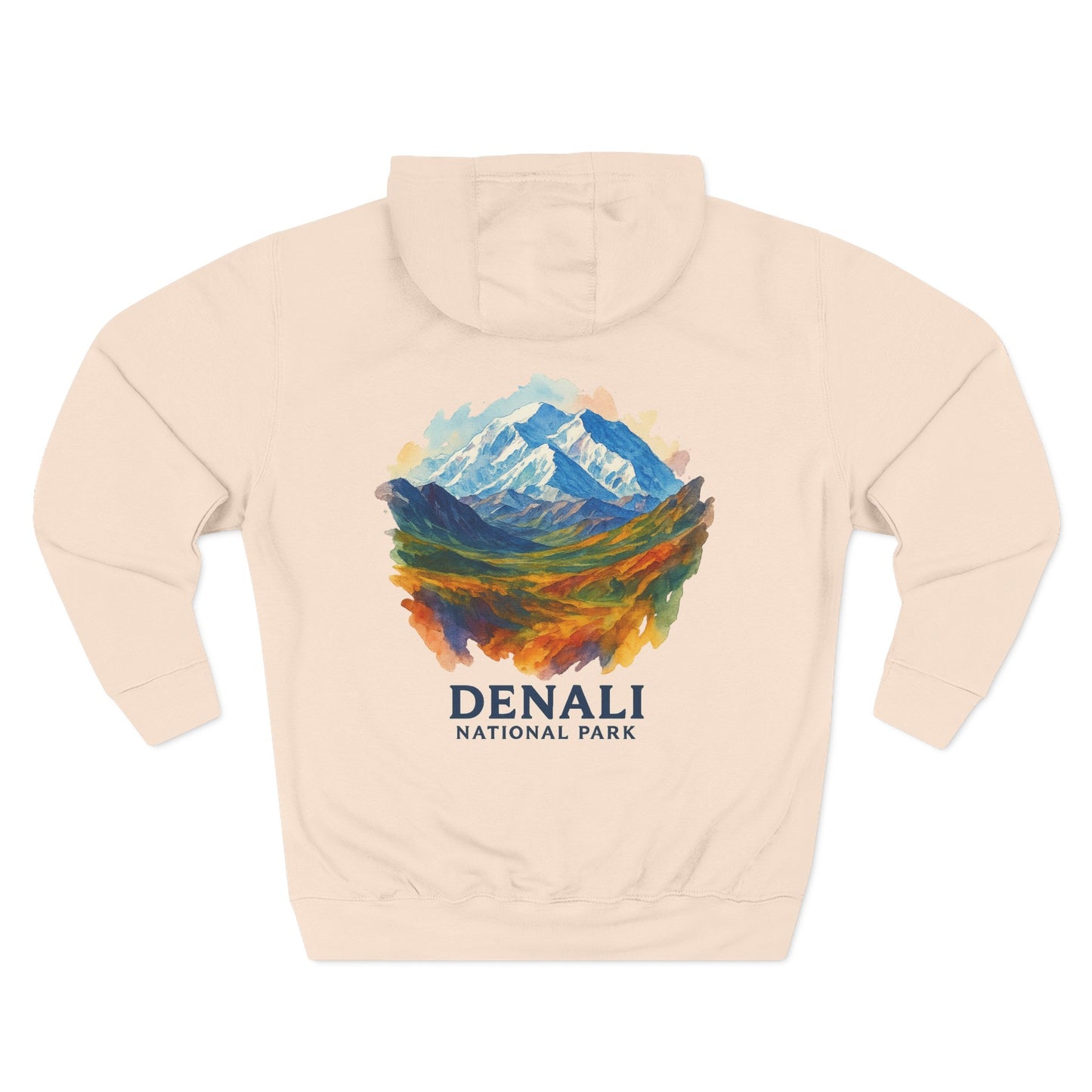Denali National Park Watercolor Hoodie