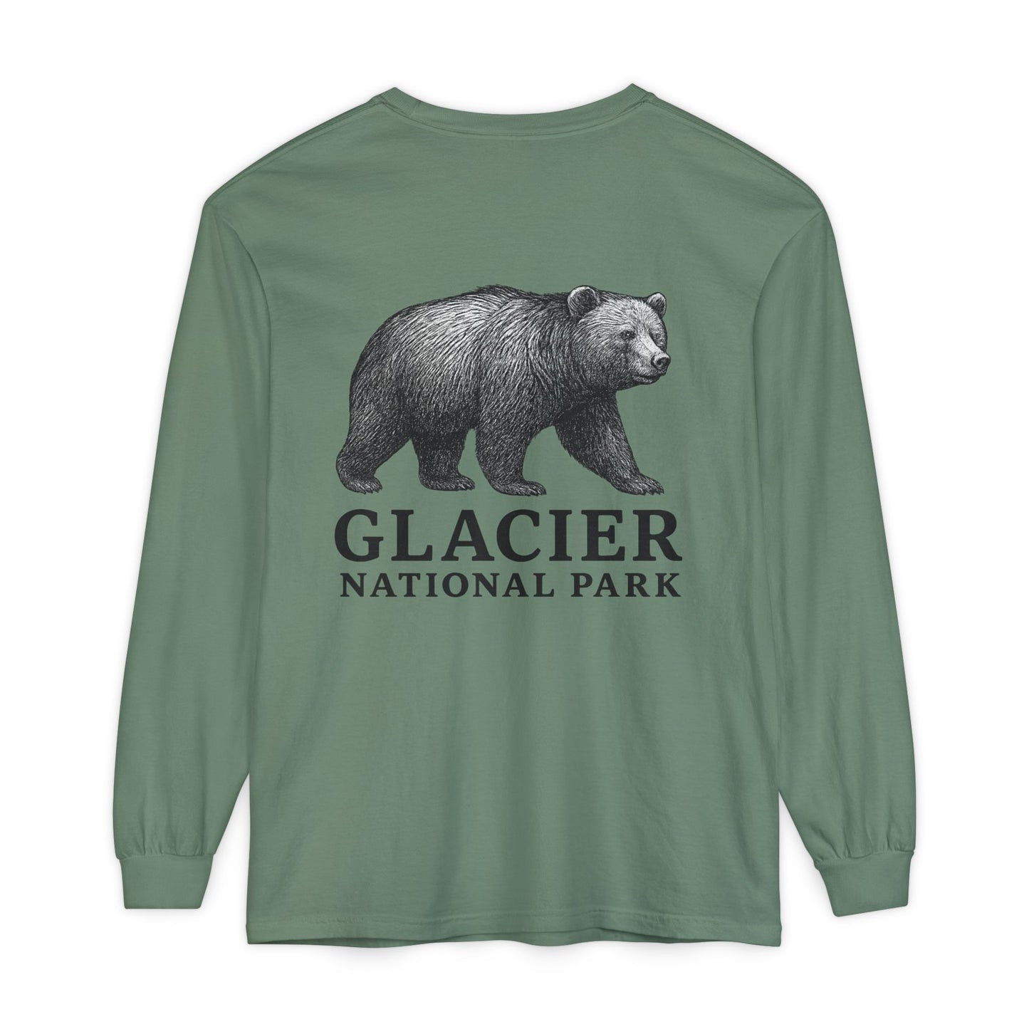Glacier National Park Long Sleeve Bear Shirt