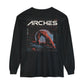 Arches National Park cyber punk Long Sleeve T-Shirt