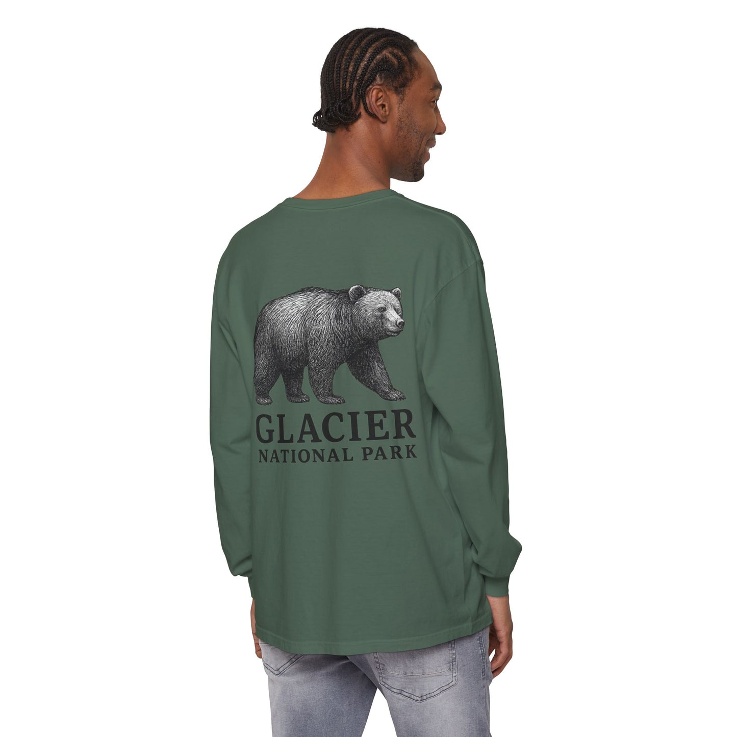 Glacier National Park Long Sleeve Bear Shirt