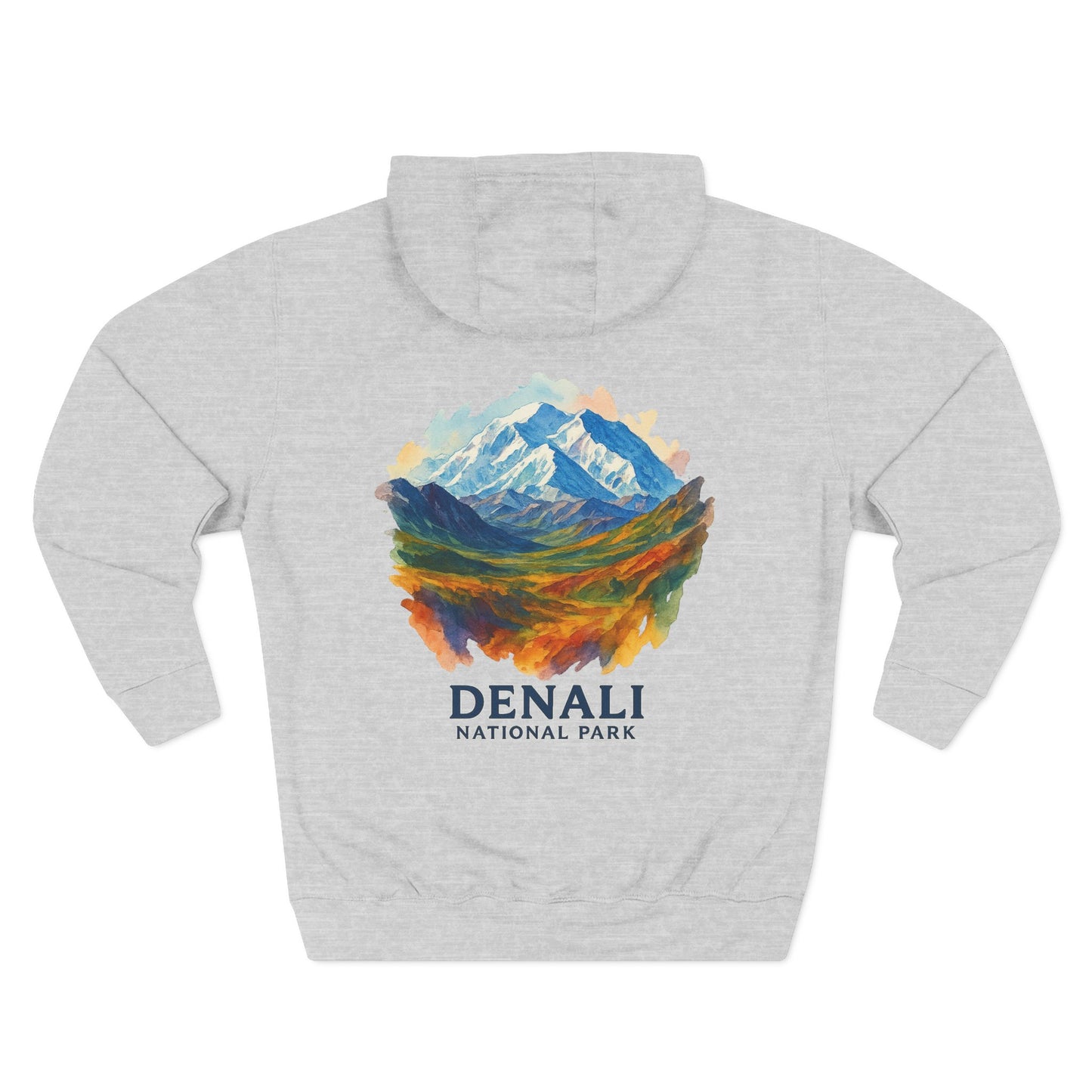 Denali National Park Watercolor Hoodie