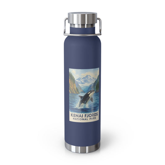Kenai Fjords National Park Insulated Water Bottle