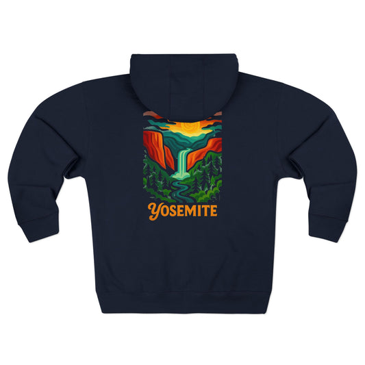 Yosemite National Park zip Hoodie