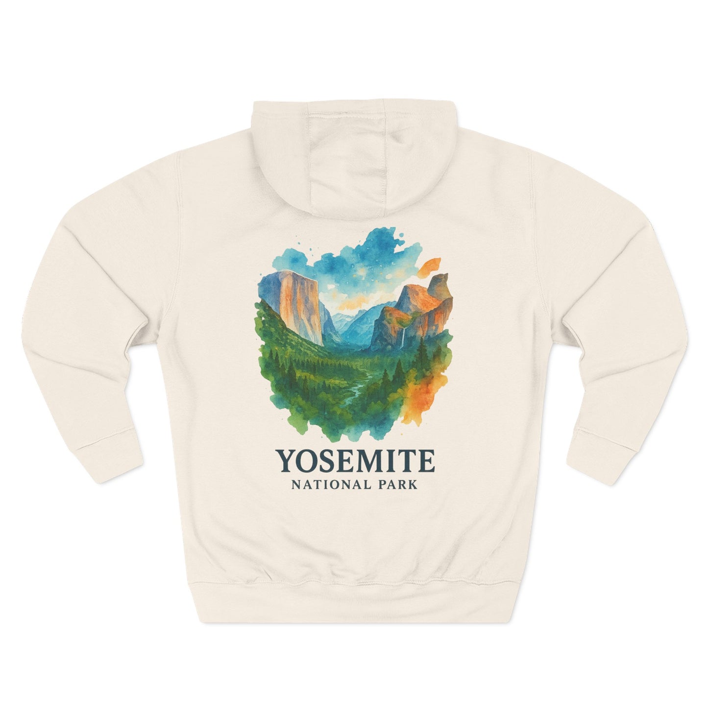 Yosemite National Park Watercolor Hoodie