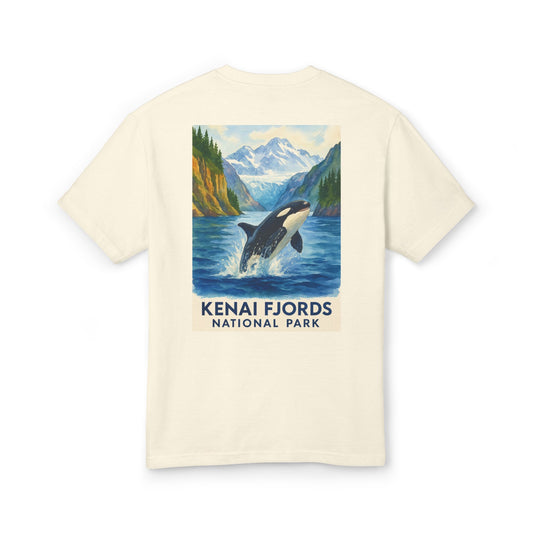 Kenai Fjords National Park Watercolor T-Shirt