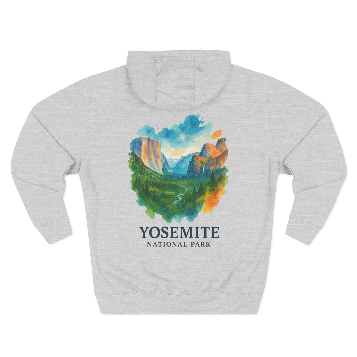 Yosemite National Park Watercolor Hoodie