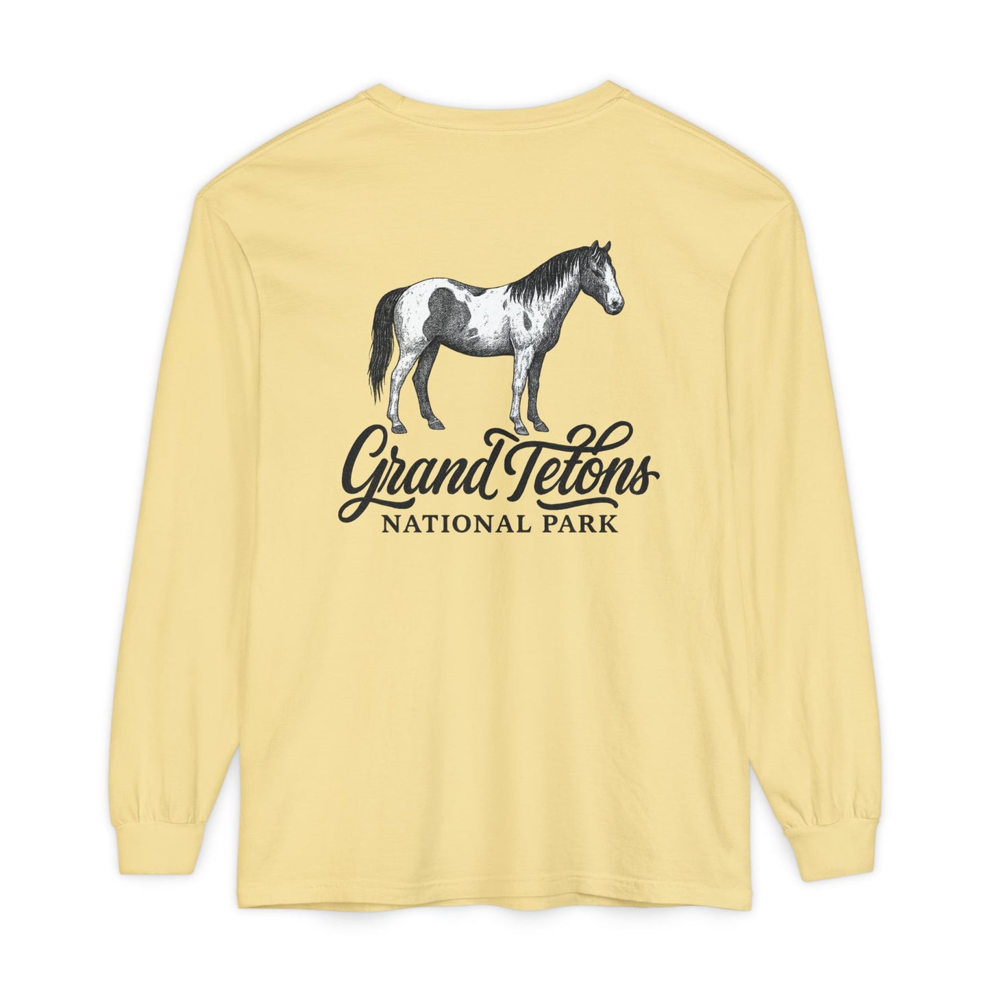 Grand Teton Park Shirt Long Sleeve Wild Horse Tee