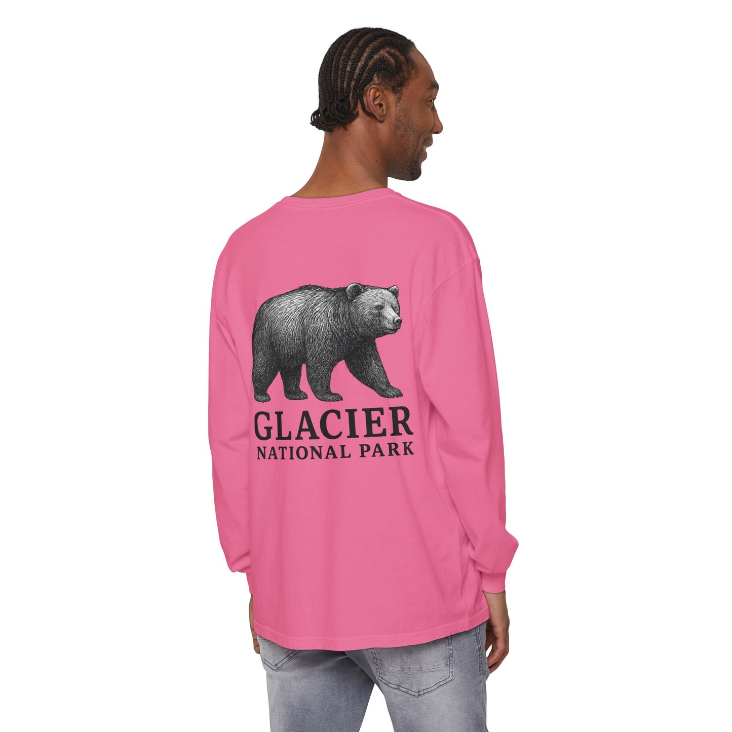 Glacier National Park Long Sleeve Bear Shirt