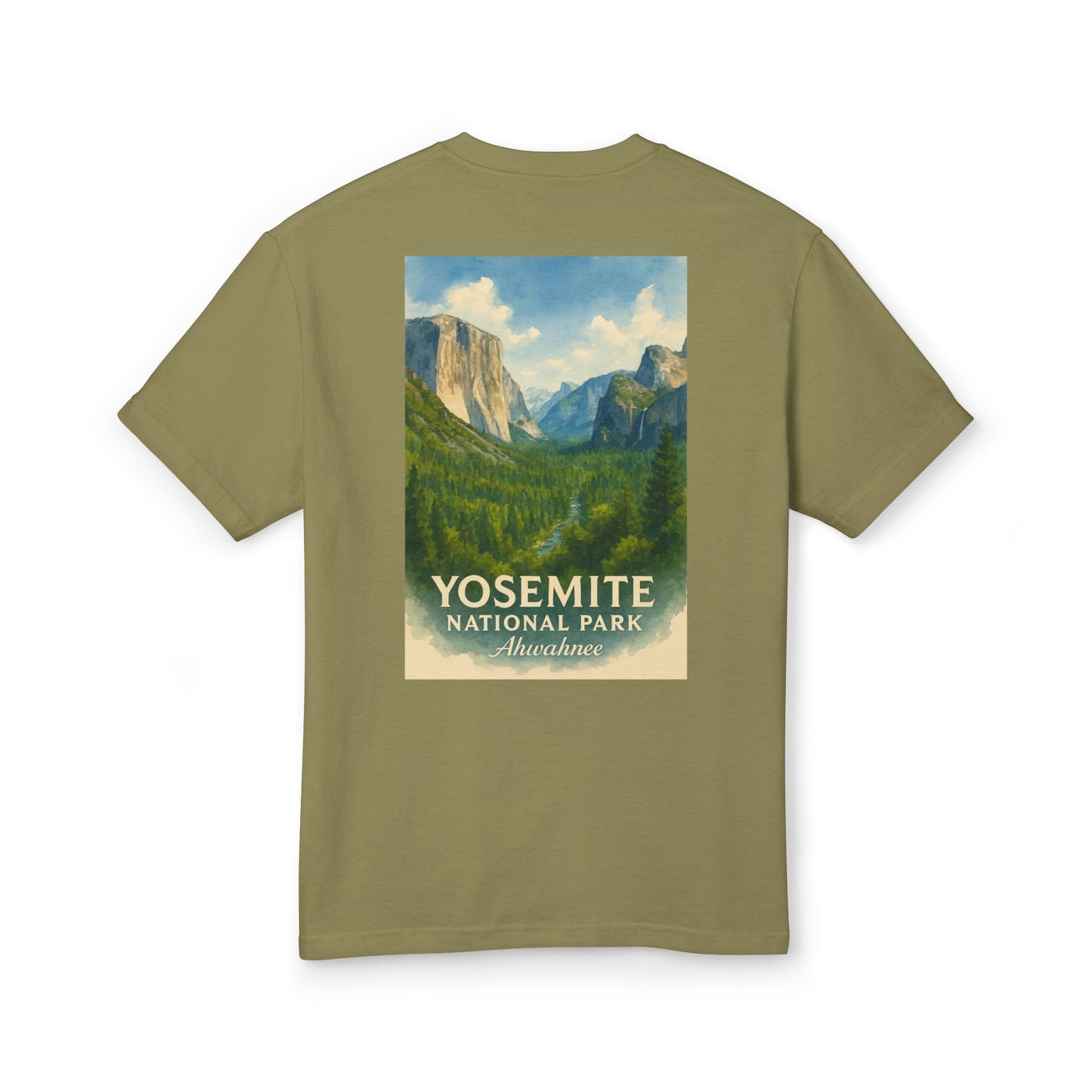 Yosemite National Park Watercolor T-Shirt
