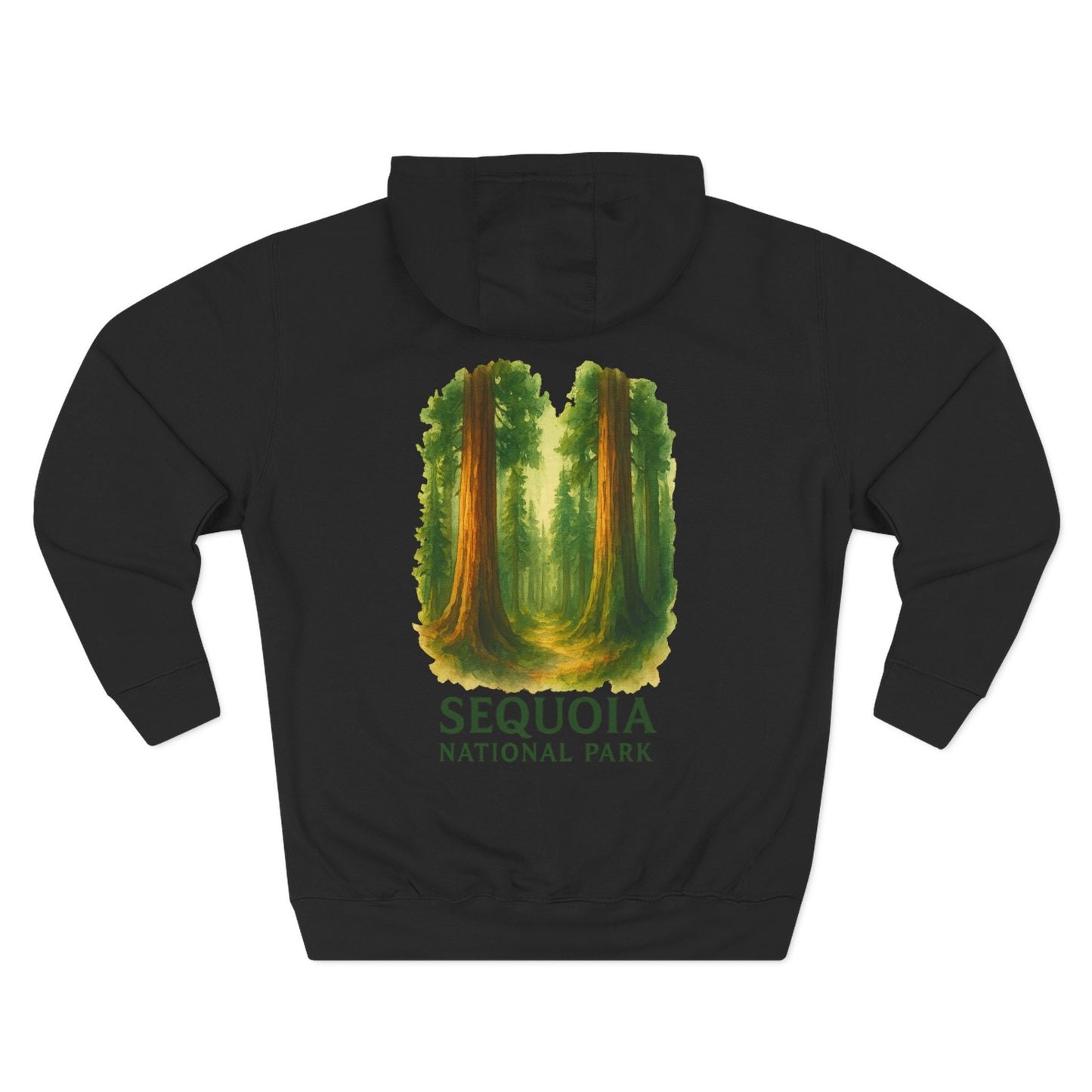 Sequoia National Park Watercolor Hoodie