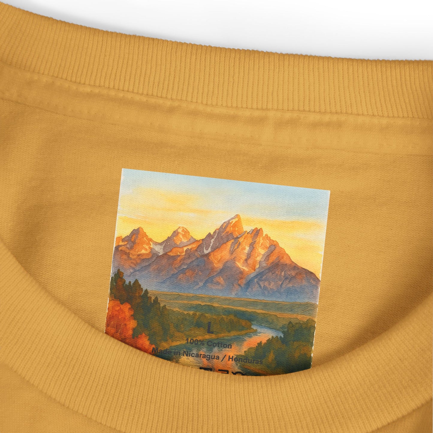 Grand Teton National Park Watercolor T-Shirt