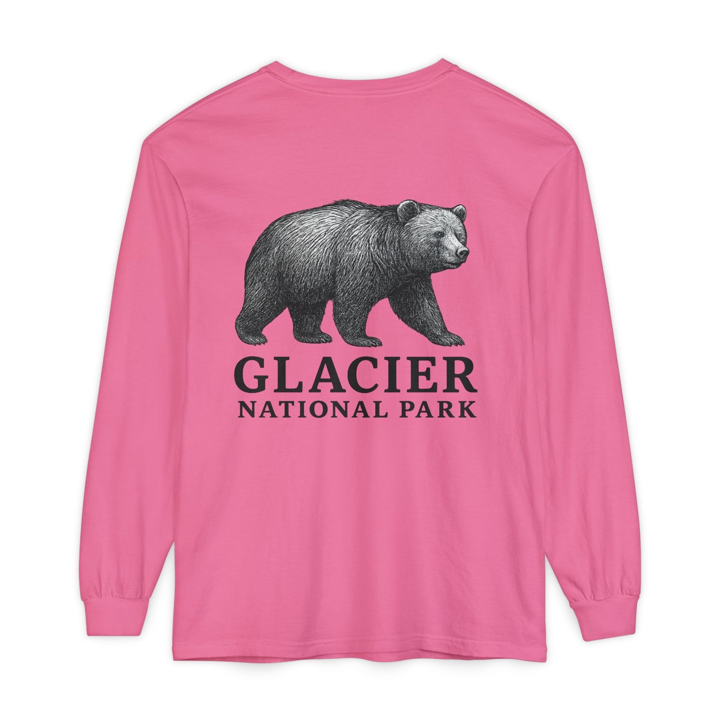 Glacier National Park Long Sleeve Bear Shirt