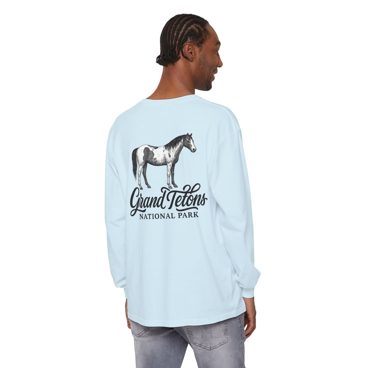 Grand Teton Park Shirt Long Sleeve Wild Horse Tee