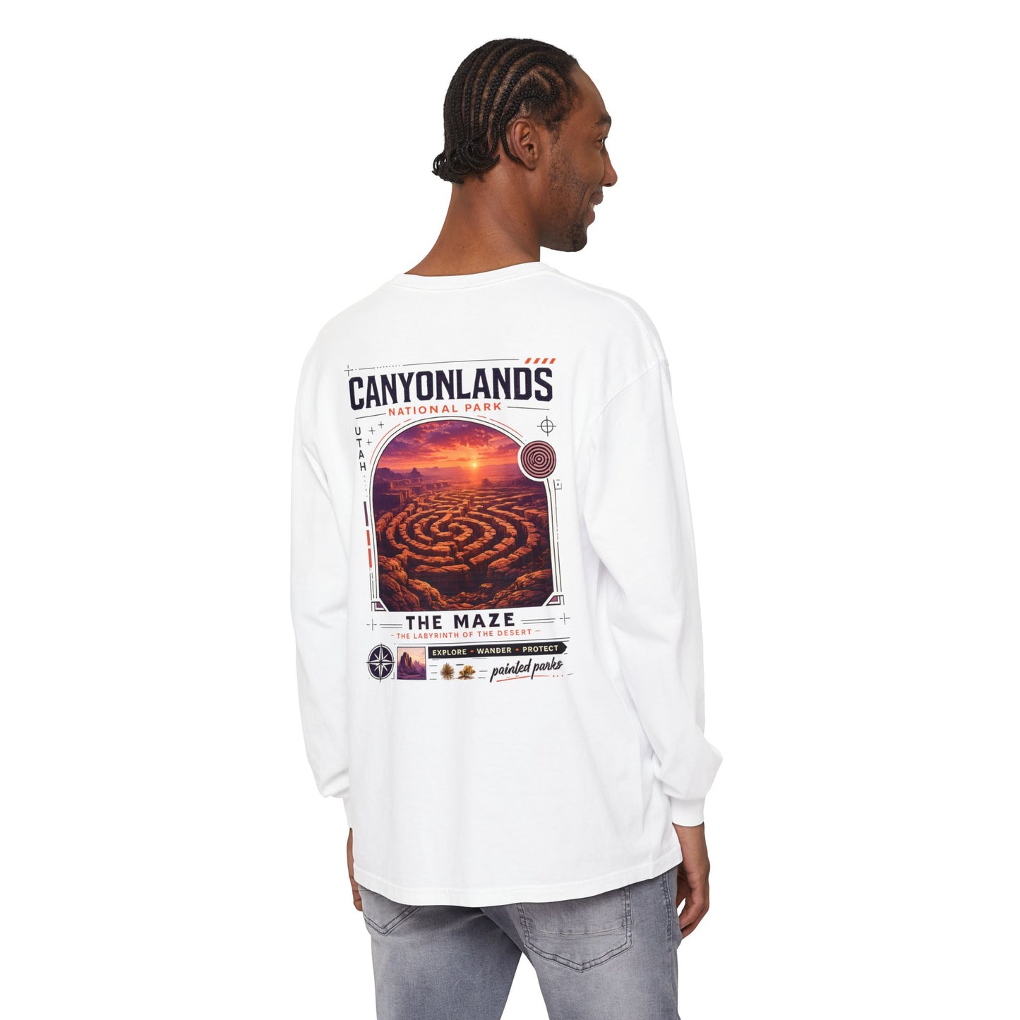 Canyonlands The Maze Long Sleeve T-Shirt