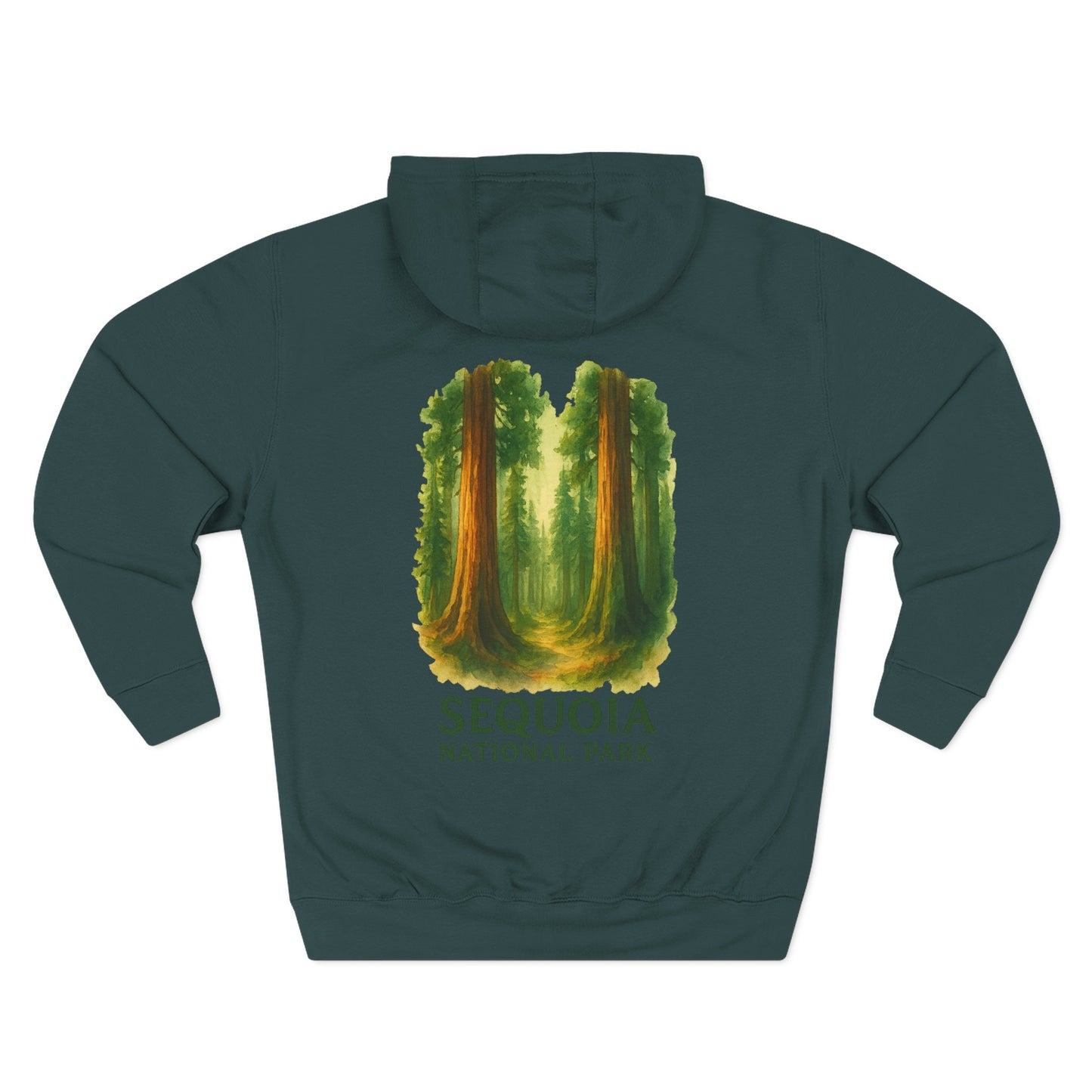 Sequoia National Park Watercolor Hoodie