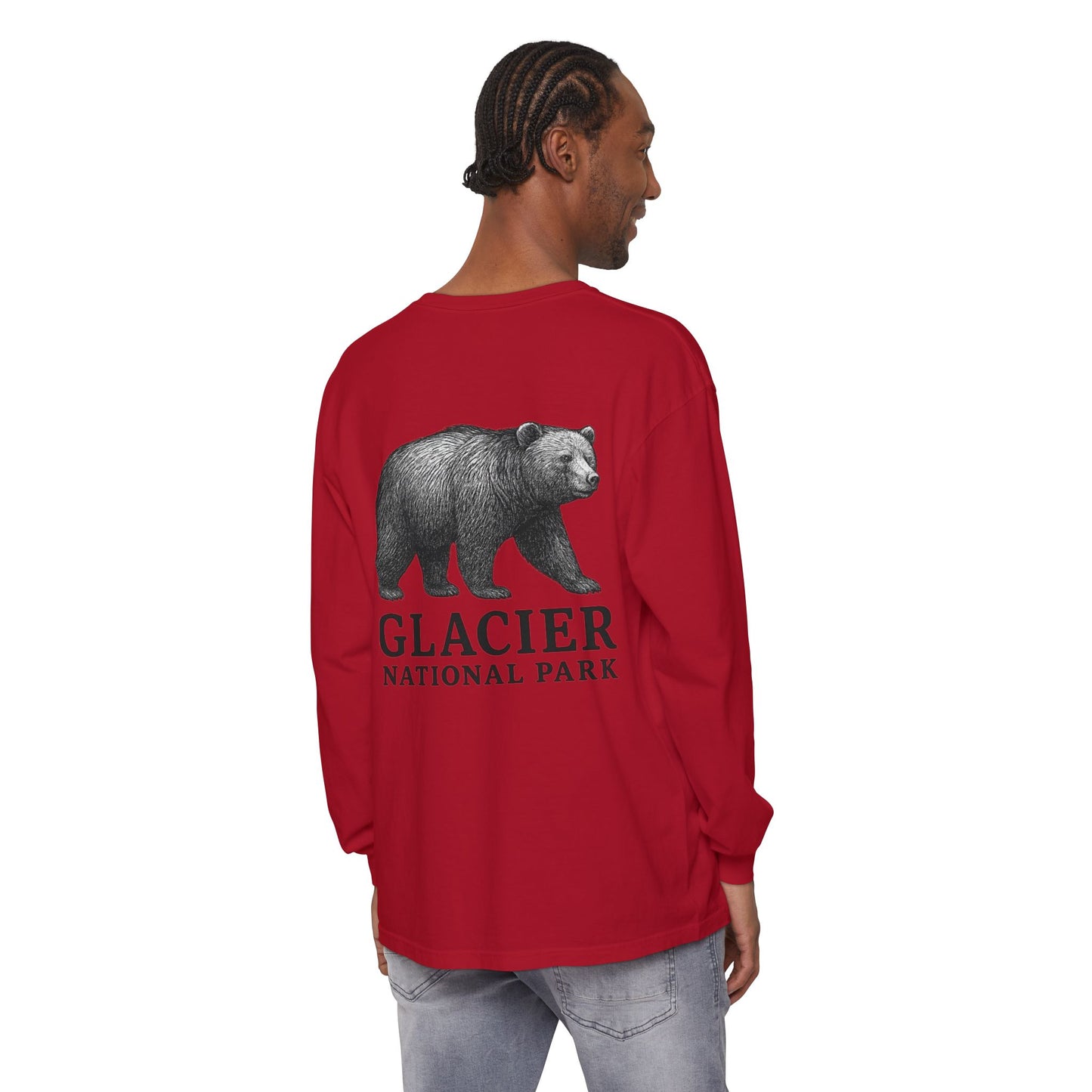 Glacier National Park Long Sleeve Bear Shirt