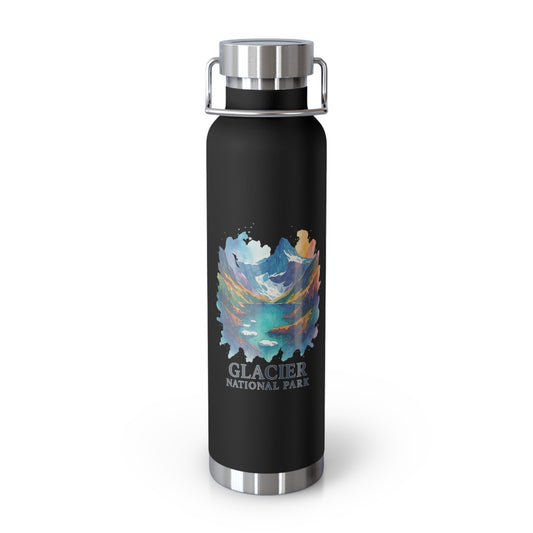 Glacier National Park Copper Insulated Water Bottle