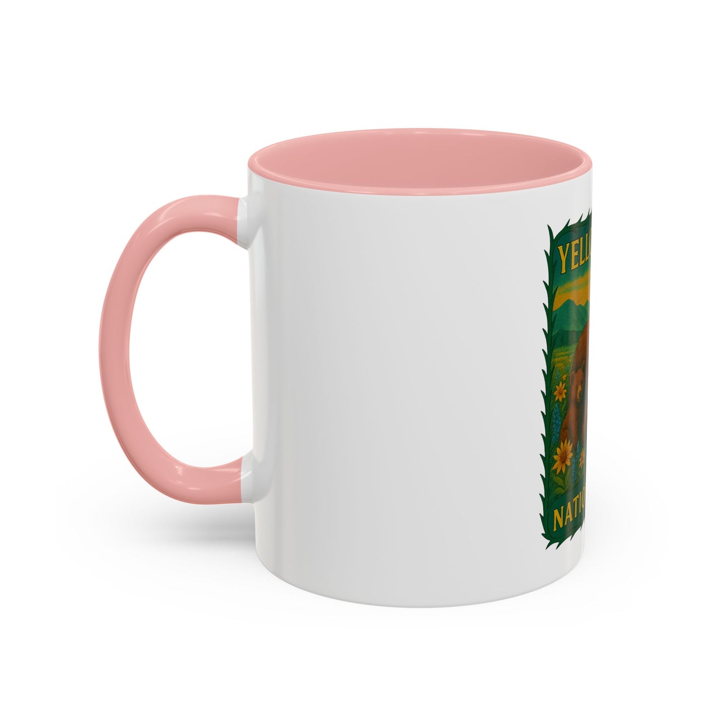 Yellowstone National Park Quad Mom Bear Family Mug (11oz)