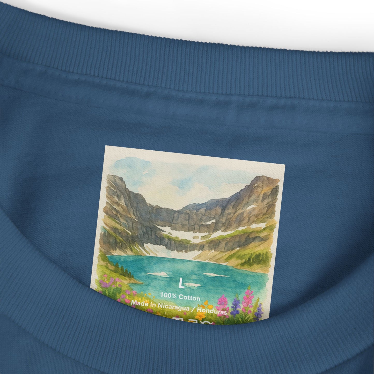 Glacier National Park Watercolor T-Shirt