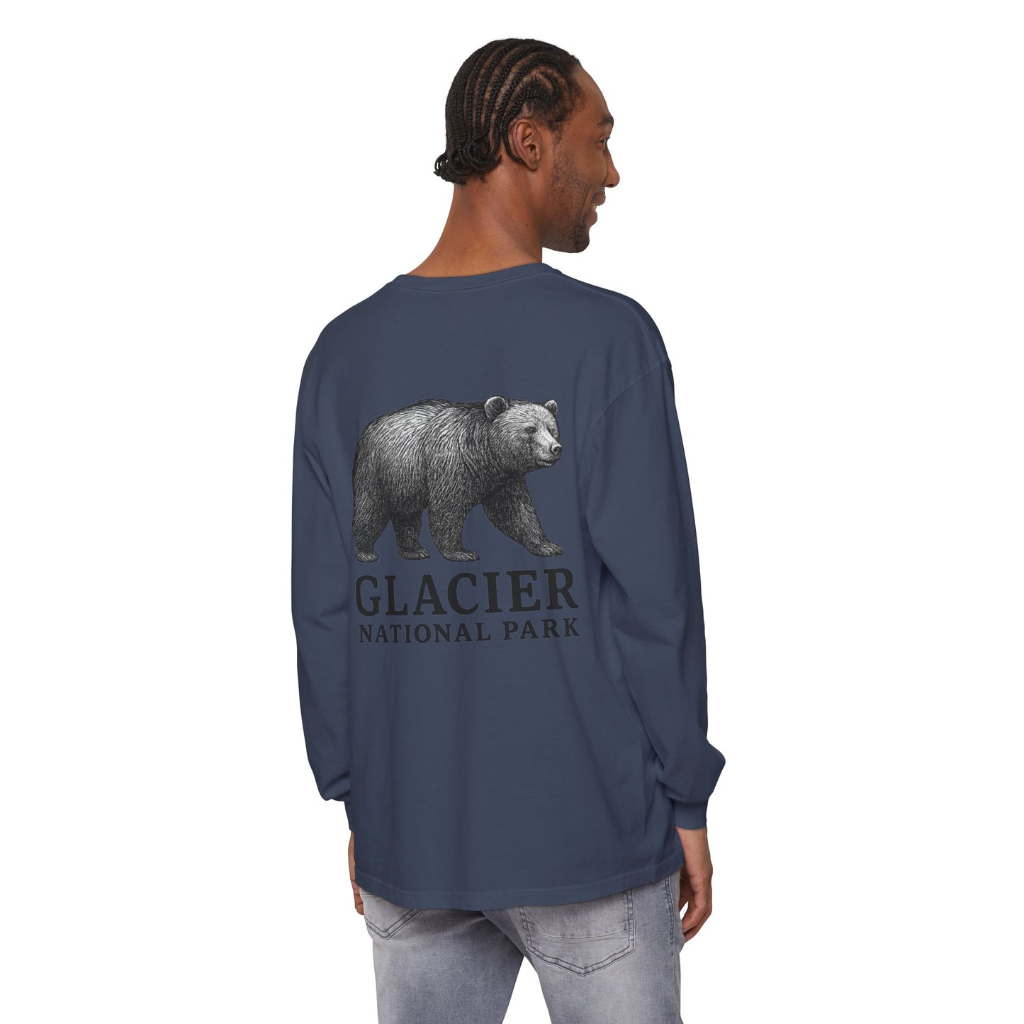 Glacier National Park Long Sleeve Bear Shirt