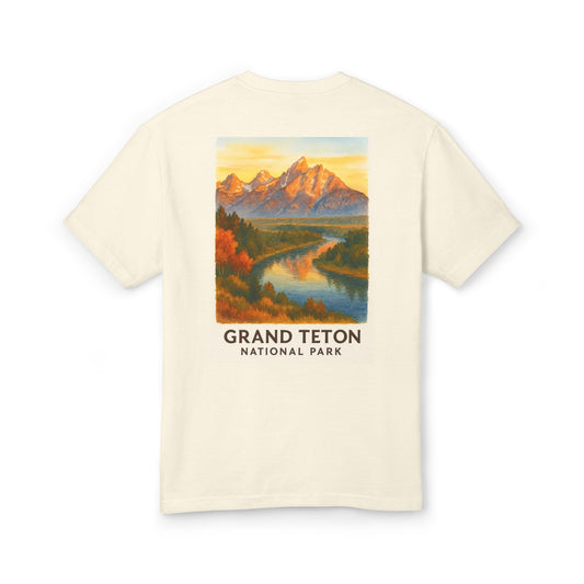Grand Teton National Park Watercolor T-Shirt