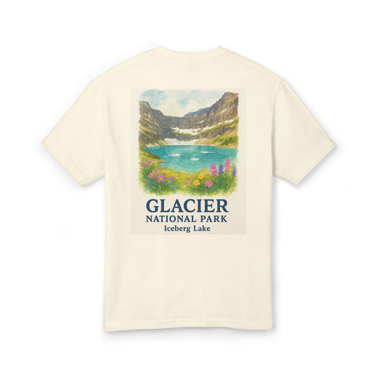Glacier National Park Watercolor T-Shirt