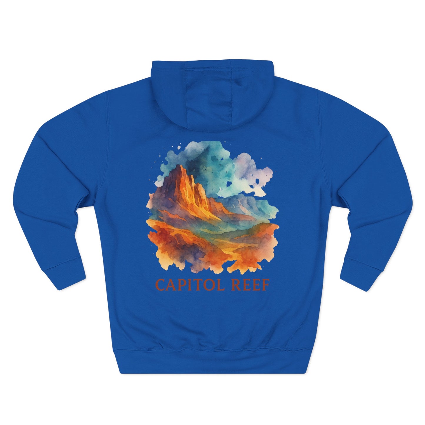 Capitol Reef National Park Watercolor Hoodie