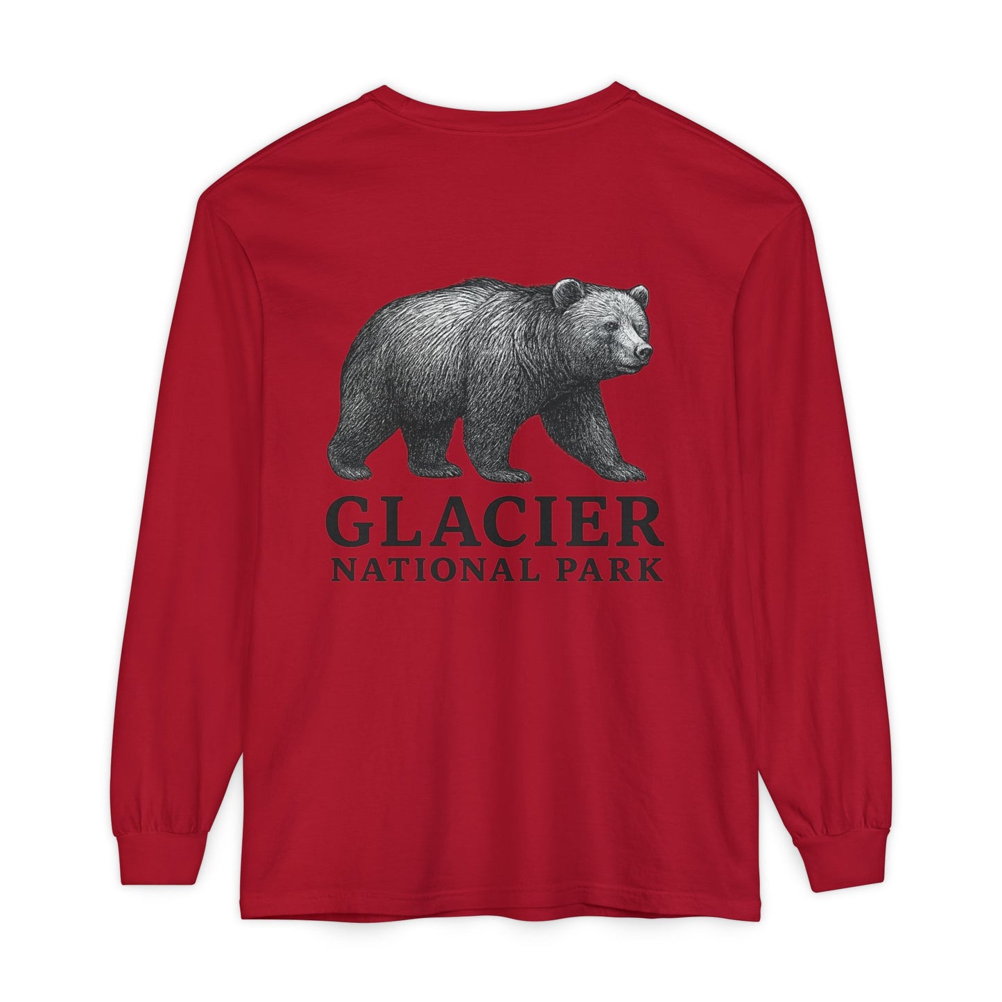 Glacier National Park Long Sleeve Bear Shirt