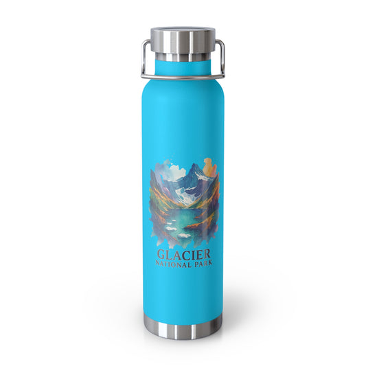 Glacier National Park Copper Insulated Water Bottle