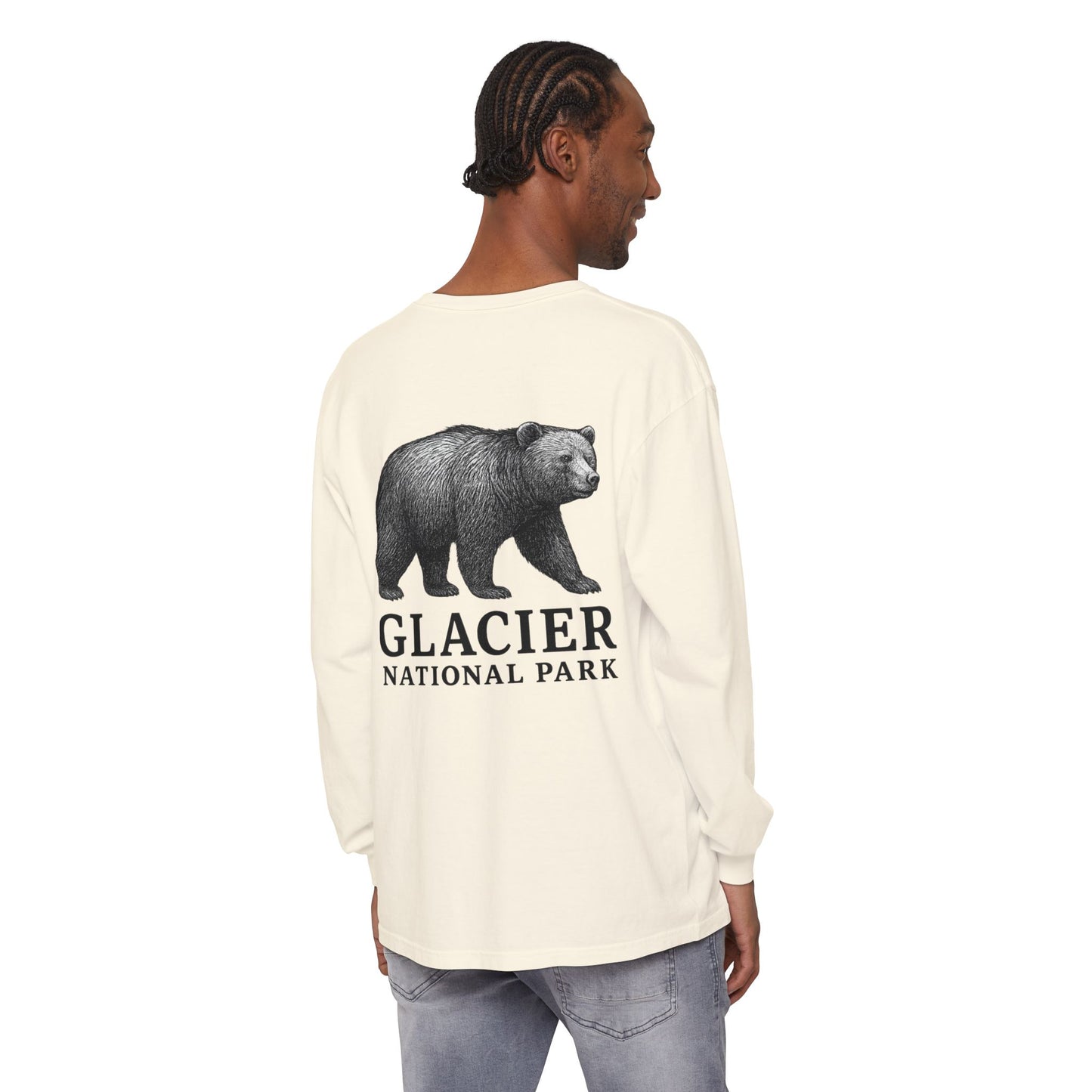Glacier National Park Long Sleeve Bear Shirt