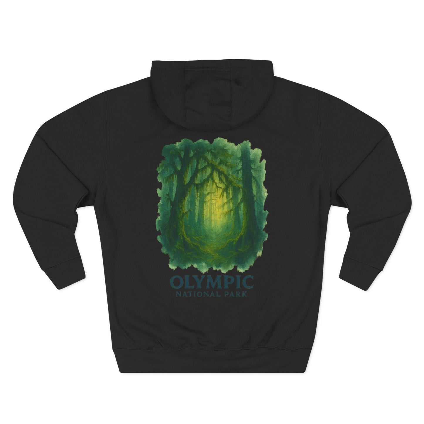 Olympic National Park Watercolor Hoodie