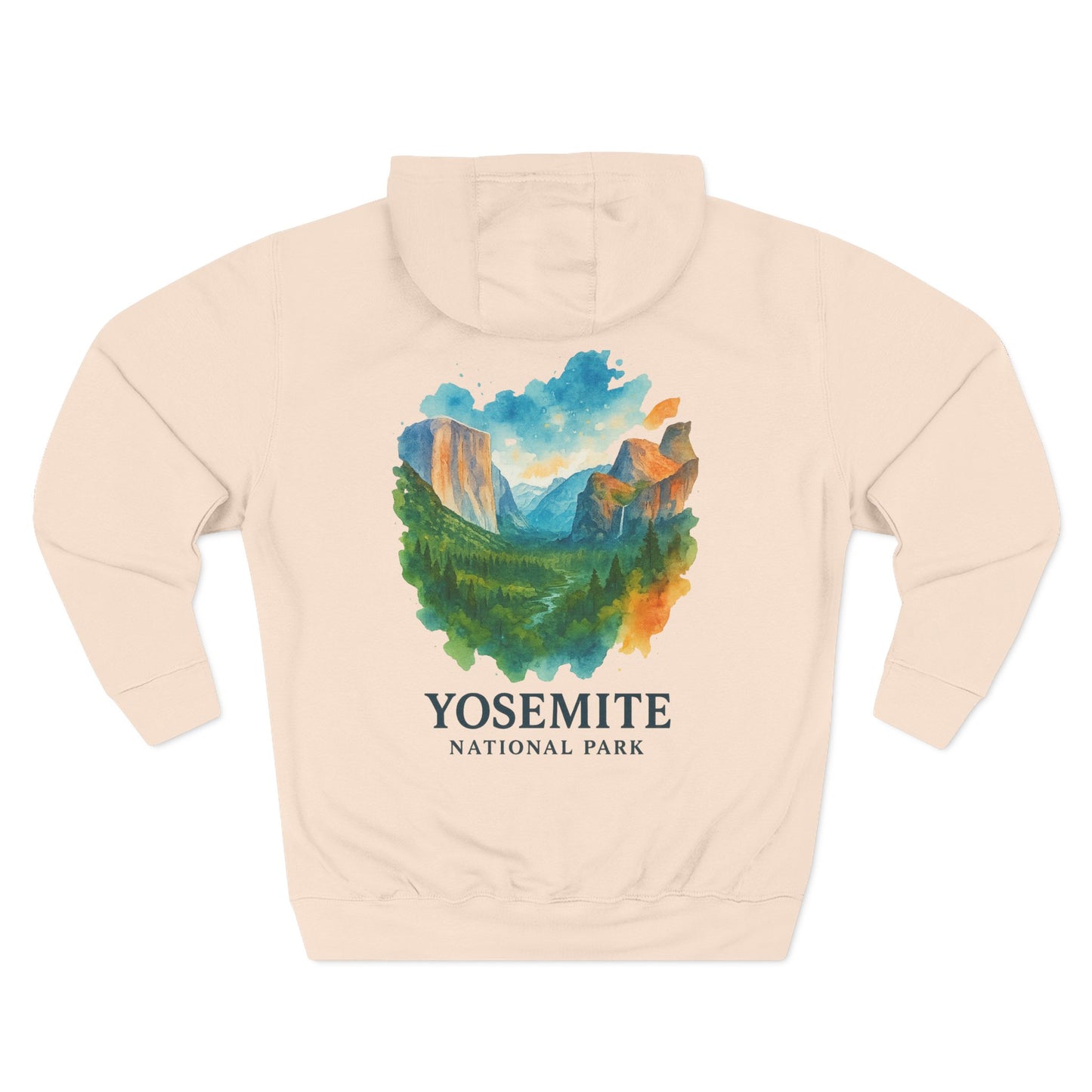 Yosemite National Park Watercolor Hoodie