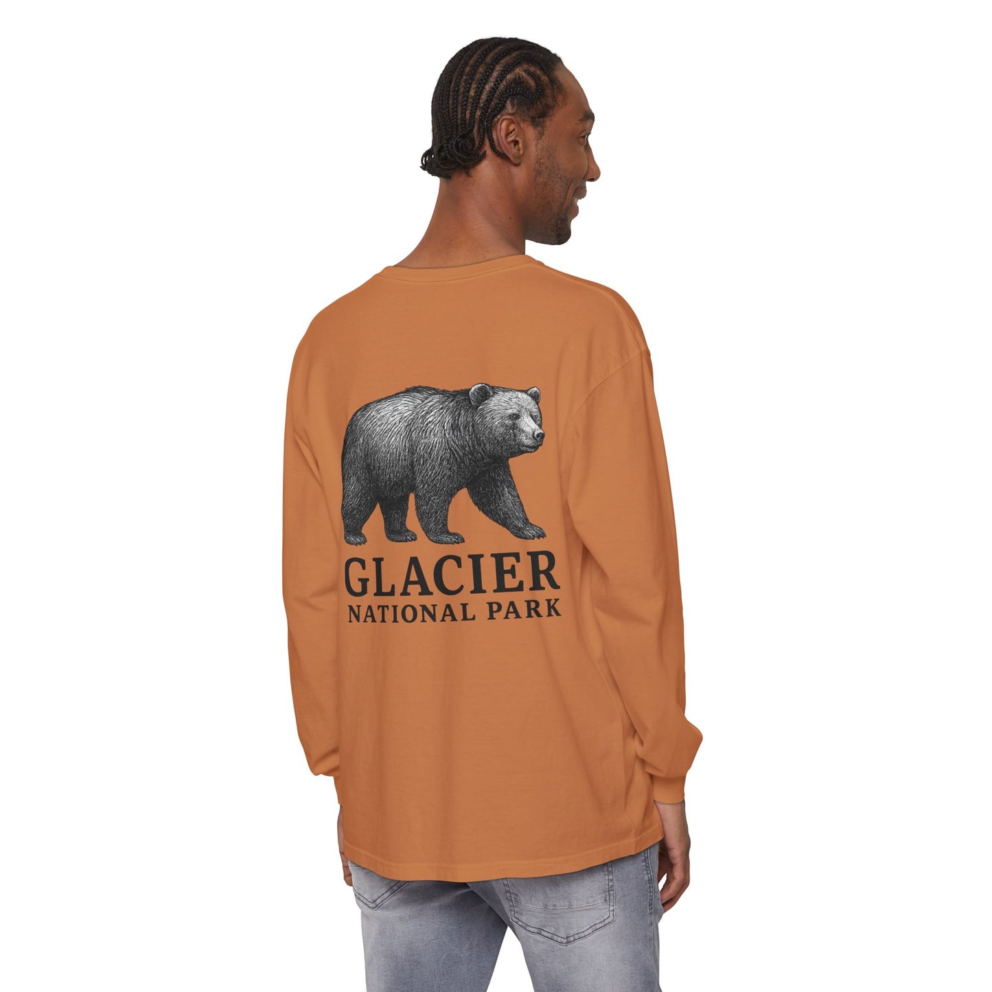 Glacier National Park Long Sleeve Bear Shirt
