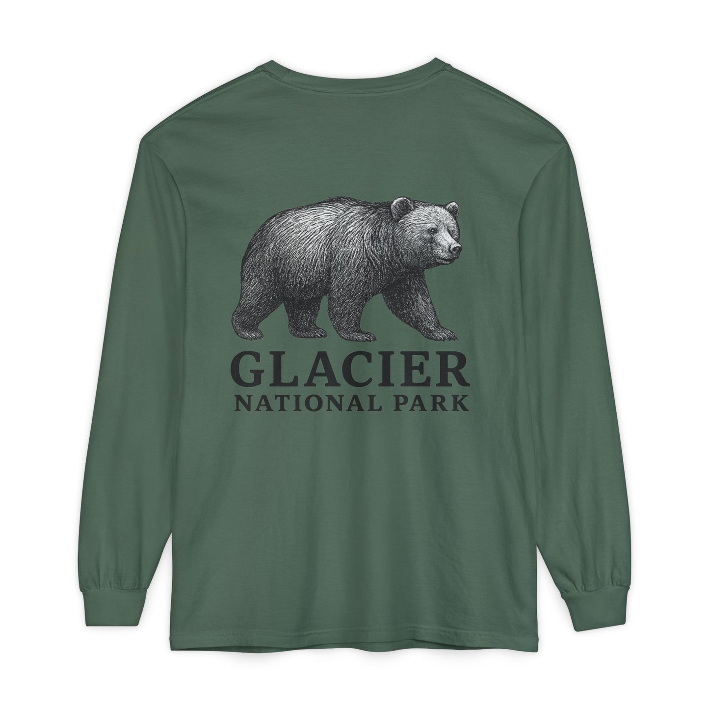 Glacier National Park Long Sleeve Bear Shirt