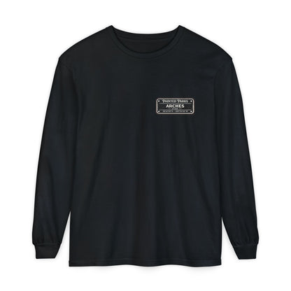 Arches National Park Long Sleeve Tee — Painted Parks Desert Arch Graphic