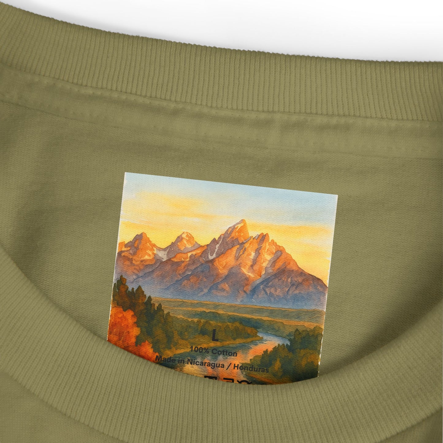 Grand Teton National Park Watercolor T-Shirt