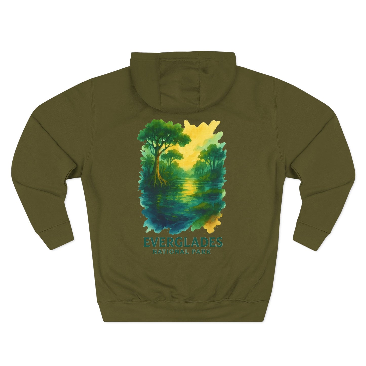Everglades National Park Watercolor Hoodie