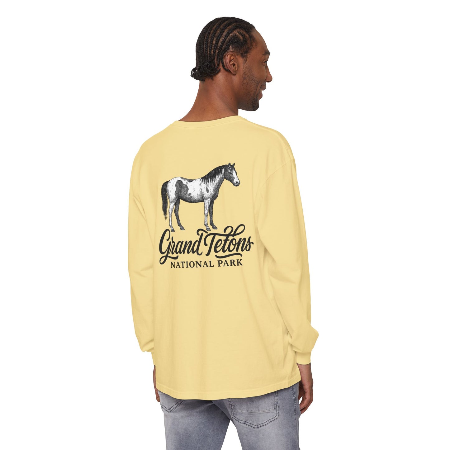 Grand Teton Park Shirt Long Sleeve Wild Horse Tee