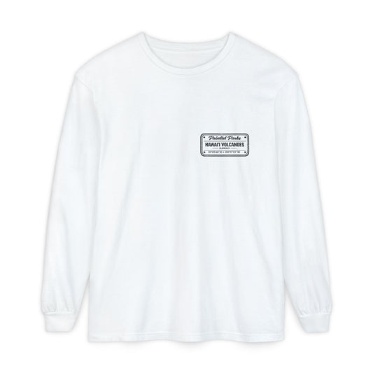 Volcanoes National Park Long Sleeve Tee — Kīlauea & Mauna Loa Graphic