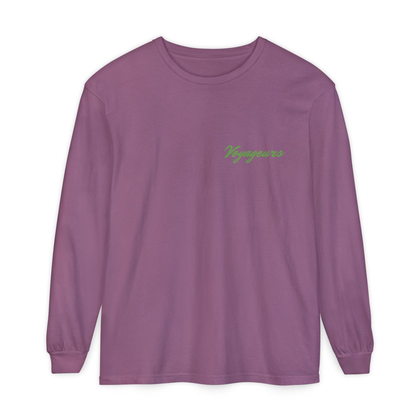 Voyageurs National Park Long Sleeve Tee — Northern Lights Canoe Graphic