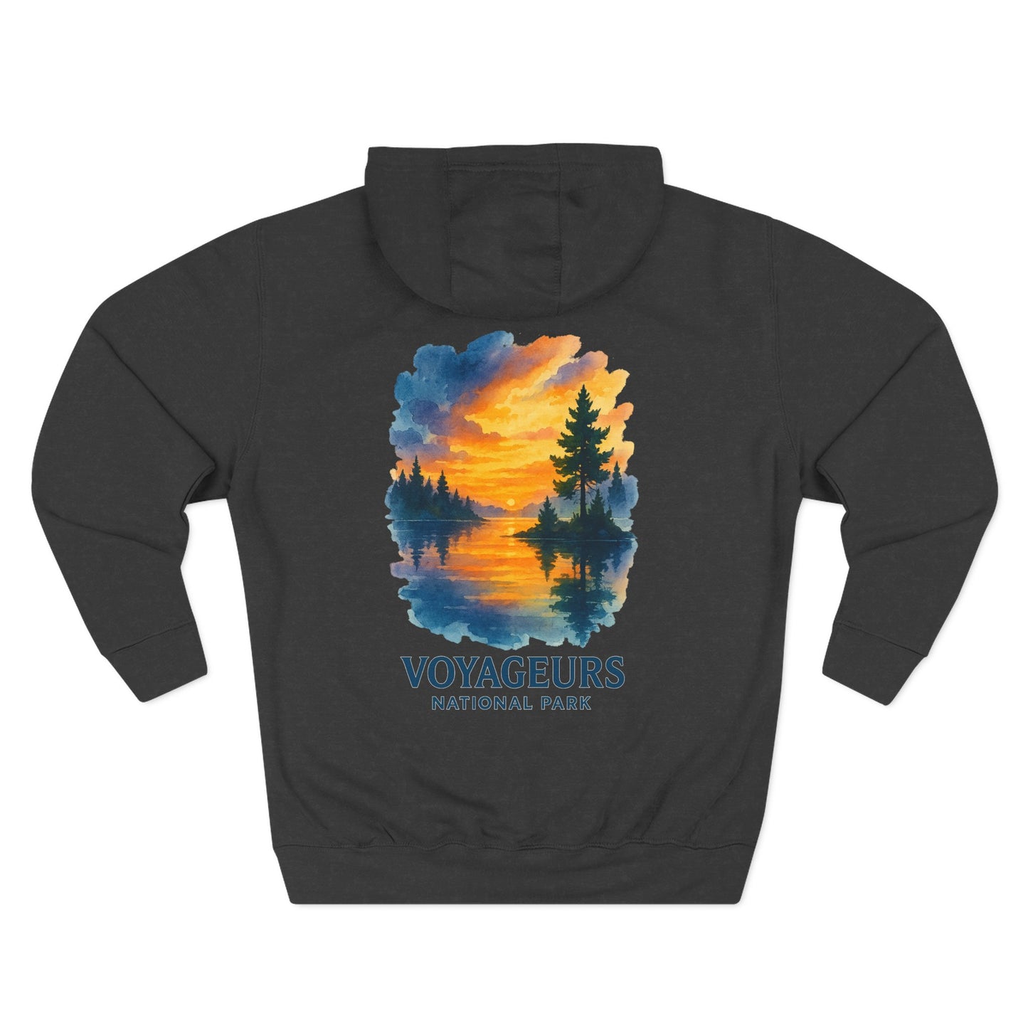 Voyageurs National Park Watercolor Hoodie