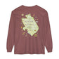 Glacier National Park Long Sleeve Map Tee
