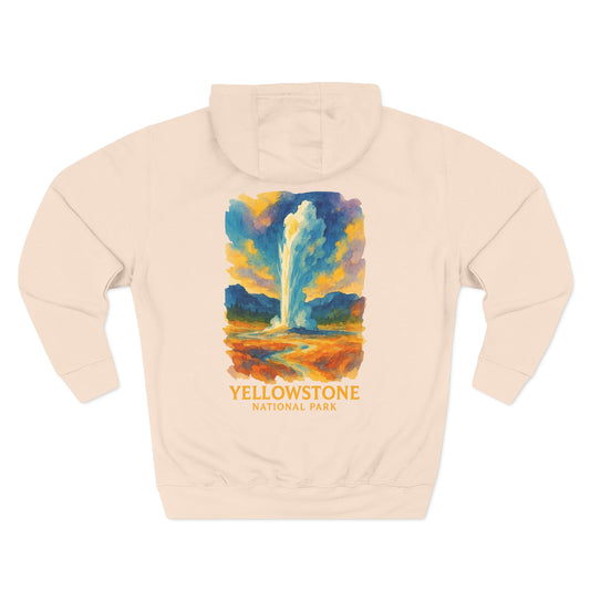 Yellowstone National Park Watercolor Hoodie